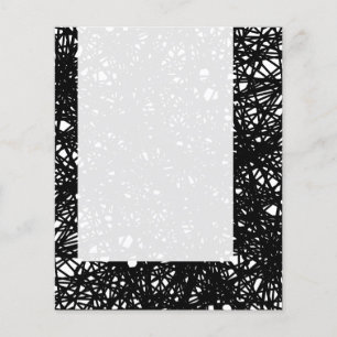 Prospectus 11,4 Cm X 14,2 Cm Panneau 076 - Lignes Abstraites