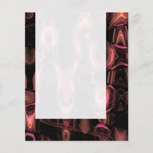 Prospectus 11,4 Cm X 14,2 Cm Panneau 081 - Flamme fractale (Devant)