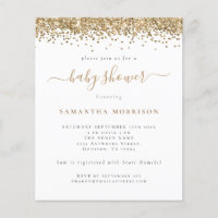 PAPER Parties scintillant or fille ou garçon Invit