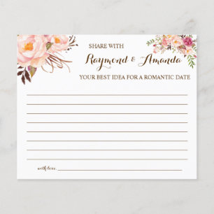 Prospectus 11,4 Cm X 14,2 Cm Partager une idée de date pour une carte de Fête d