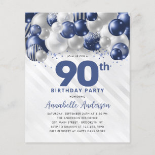 Prospectus 11,4 Cm X 14,2 Cm Parties scintillant Bleu Bleu Silver pas cher 90e 