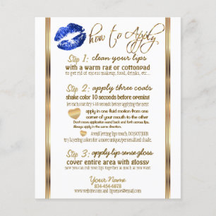 Prospectus 11,4 Cm X 14,2 Cm Parties scintillant bleue 💋 instructions 2