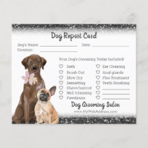 Parties scintillant noire Chien Grooming