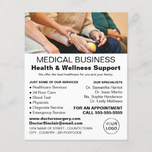 Prospectus 11,4 Cm X 14,2 Cm Patient & Nurse, General Practitioner, Nurse