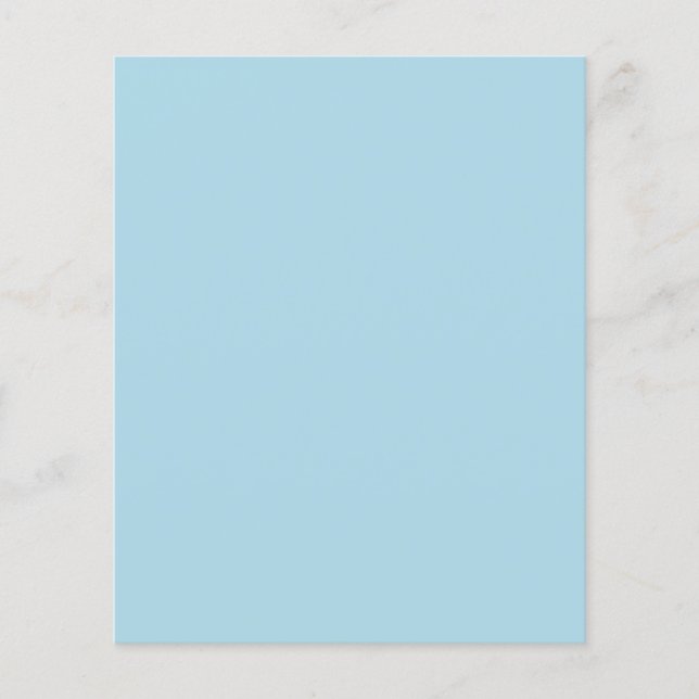 PROSPECTUS 11,4 CM X 14,2 CM PERSONNALISÉ (Devant)