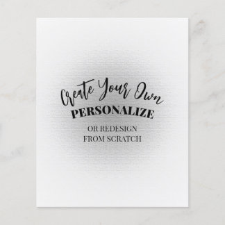 Prospectus 11,4 Cm X 14,2 Cm Personnalisez-vous