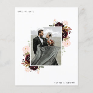 Prospectus 11,4 Cm X 14,2 Cm Photo du budget Enregistrer la date