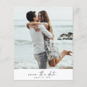 Prospectus 11,4 Cm X 14,2 Cm Photo du budget Enregistrer la date