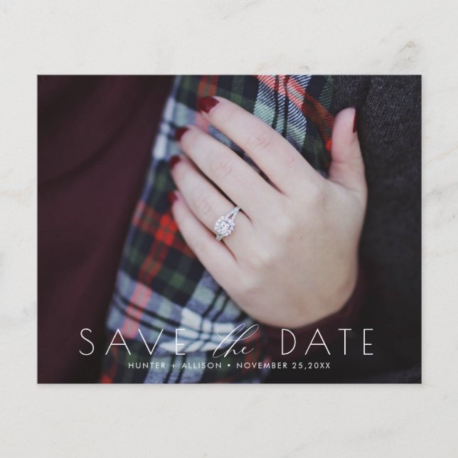 Prospectus 11,4 Cm X 14,2 Cm Photo du budget Enregistrer la feuille de dates (Devant)