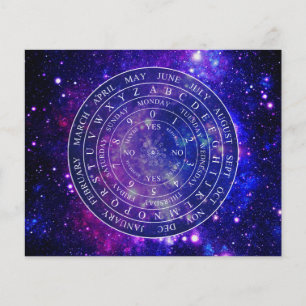Prospectus 11,4 Cm X 14,2 Cm Planche Pendulaire Diviser Jeu Espace pourpre
