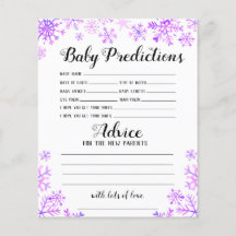 Prédictions et conseils pour bébé - Bébé il fait f