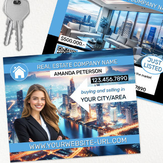 Prospectus 11,4 Cm X 14,2 Cm Professionnel du marketing immobilier