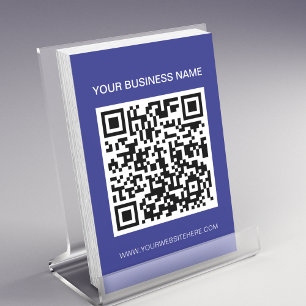 Prospectus 11,4 Cm X 14,2 Cm Publicité personnalisée Code et texte QR promotion