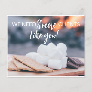 Prospectus 11,4 Cm X 14,2 Cm Real State Open House plus Pop par carte postale