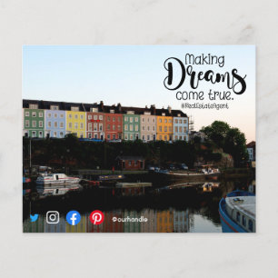 Prospectus 11,4 Cm X 14,2 Cm références faire des rêves devenir réalité immobil