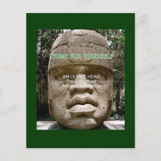 Prospectus 11,4 Cm X 14,2 Cm Responsable des Olmèques afro-américains précolomb