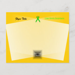 Prospectus 11,4 Cm X 14,2 Cm Ruban de la Lime Green Standard par Kenneth Yoncic