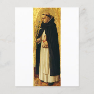 Prospectus 11,4 Cm X 14,2 Cm Saint Dominique par Carlo Crivelli