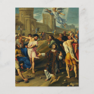 Prospectus 11,4 Cm X 14,2 Cm Saint Étienne le Protomartyr Iconographie de l'art