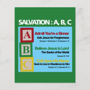 Prospectus 11,4 Cm X 14,2 Cm Salvation ABC