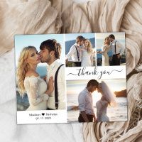 Script de Merci du Mariage de Collage de photos Bu