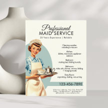 Service ménager professionnel Rétro