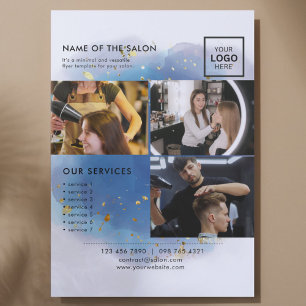 Prospectus 11,4 Cm X 14,2 Cm Signature holographique Script moderne Parties sci