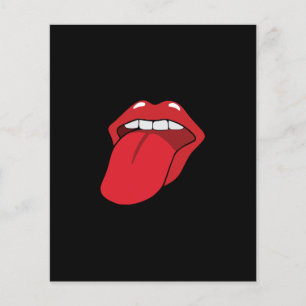 Prospectus 11,4 Cm X 14,2 Cm Sortie de langue