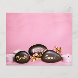Prospectus 11,4 Cm X 14,2 Cm Spa bien-être massage beauté Circulaire