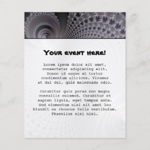 Prospectus 11,4 Cm X 14,2 Cm Spirales sans fin - Art Fractal