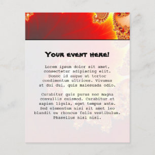 Prospectus 11,4 Cm X 14,2 Cm Tentacle flamand - Art fractal