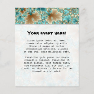 Prospectus 11,4 Cm X 14,2 Cm Tours Feuillus Fractal