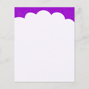 Prospectus 11,4 Cm X 14,2 Cm Trop nuageux - Violet