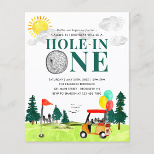 Prospectus 11,4 Cm X 14,2 Cm Trou pas cher en un Golf Premier Anniversaire Par-