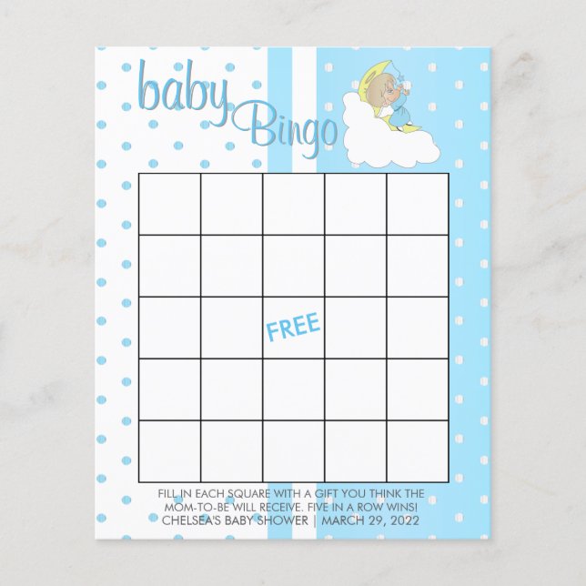 Prospectus 11,4 Cm X 14,2 Cm Twinkle, Twinkle Little Star - Baby Boy - Bingo (Devant)