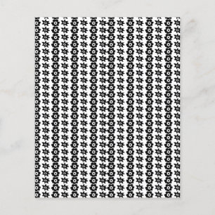 Prospectus 11,4 Cm X 14,2 Cm Un motif répétitif de cercles interconnectés et