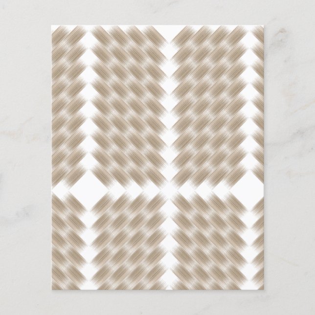 Prospectus 11,4 Cm X 14,2 Cm Un triangle blanc équilatéral centré sur une plain (Devant)