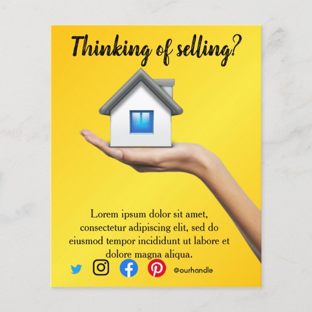 Prospectus 11,4 Cm X 14,2 Cm vente envoi référencement immobilier vente vente (Devant)