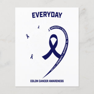 Prospectus 11,4 Cm X 14,2 Cm Women Men Loving Memory Venin Grandson Colon Cance