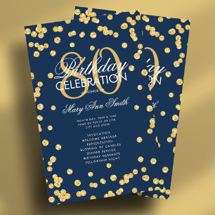 Prospectus 14 Cm X 21,6 Cm 80e fête d'anniversaire Programme Gold Marine Part
