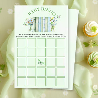 Prospectus 14 Cm X 21,6 Cm A New Chapter gender neutral baby shower bingo