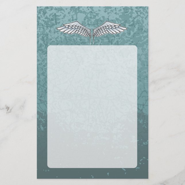 Prospectus 14 Cm X 21,6 Cm ailes bleu-gris (Devant)