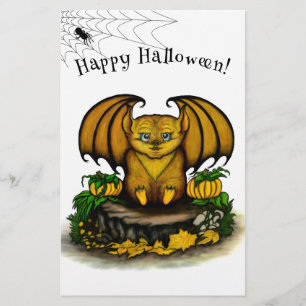 Prospectus 14 Cm X 21,6 Cm Bat d'Halloween mignonne