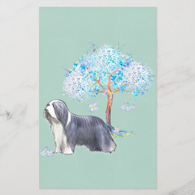 Prospectus 14 Cm X 21,6 Cm Bearded Collie (Devant)