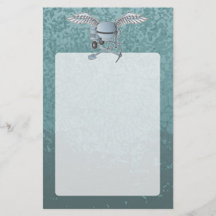 Prospectus 14 Cm X 21,6 Cm Béton bleu-gris