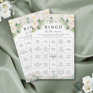 Prospectus 14 Cm X 21,6 Cm Bilingue Espagnol Anglais Fête des mariées Bingo J