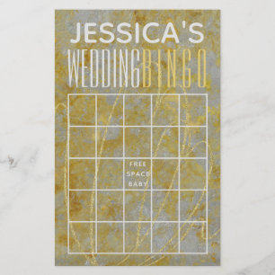 Prospectus 14 Cm X 21,6 Cm BINGO de douche de mariage Lueur d'espoir