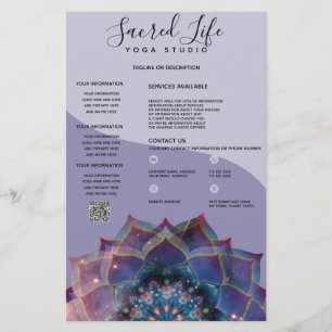 Prospectus 14 Cm X 21,6 Cm Boho Nebula Bloom   Conception de Mandala