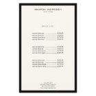 Boutique de Luxe Minimaliste Noir/Ivoire