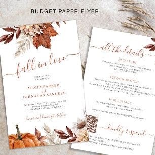 Prospectus 14 Cm X 21,6 Cm Budget coup de foudre en une seule invitation de m